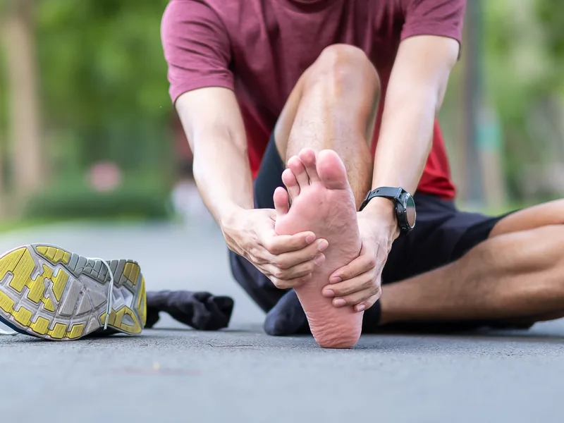 ABC Chiropractic treating plantar fasciitis in Hudsonville